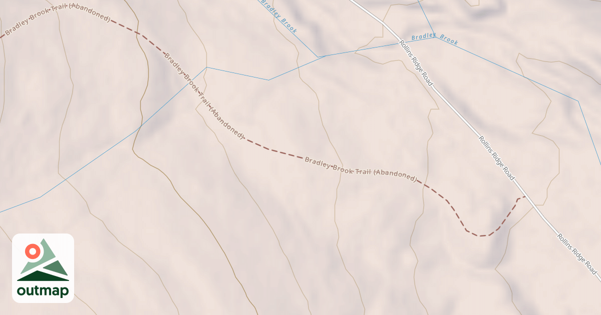 Map of Bradley Brook Trl