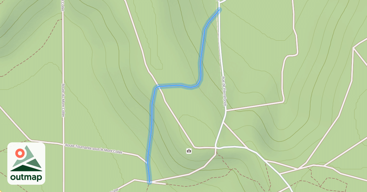 Map of Route de la Brèche