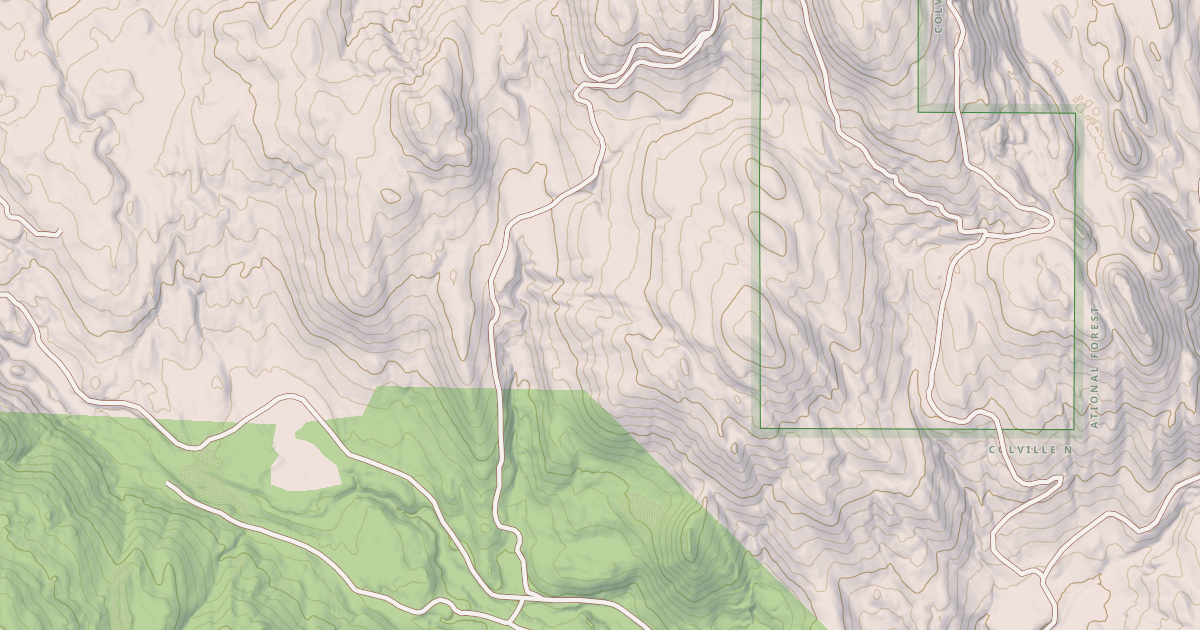 Map preview of USFS Motor Vehicle Use Map Roads {484D907D-C3B5-4D2C-8AEA-512B25CFC419}