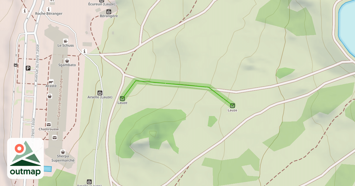 Map of Lauze