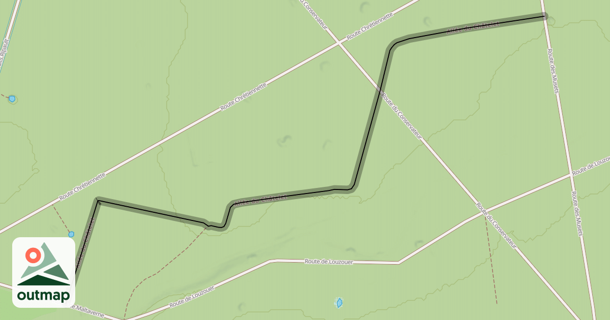Map of Allée du Châtelet