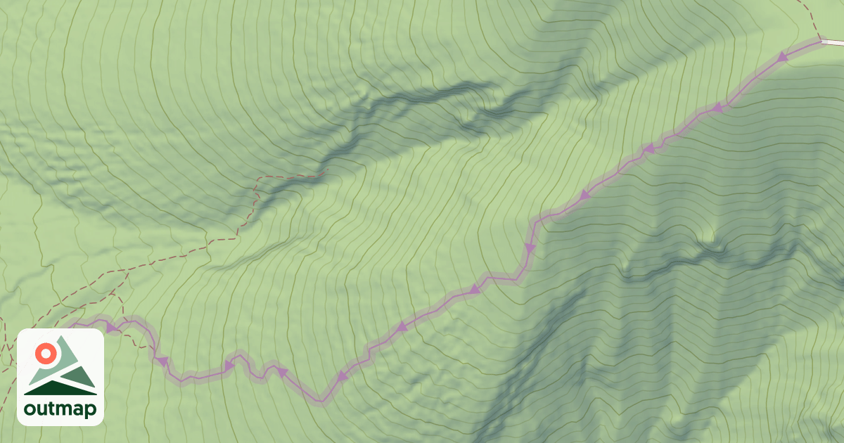Map of Blue Dot Trail