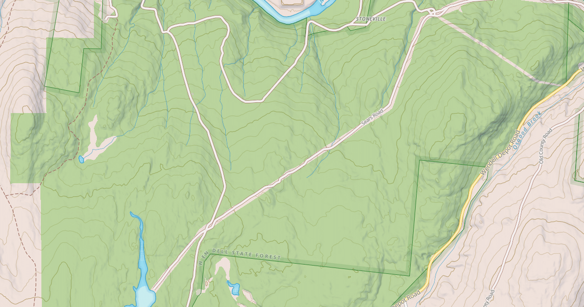 Map preview of Sears Road