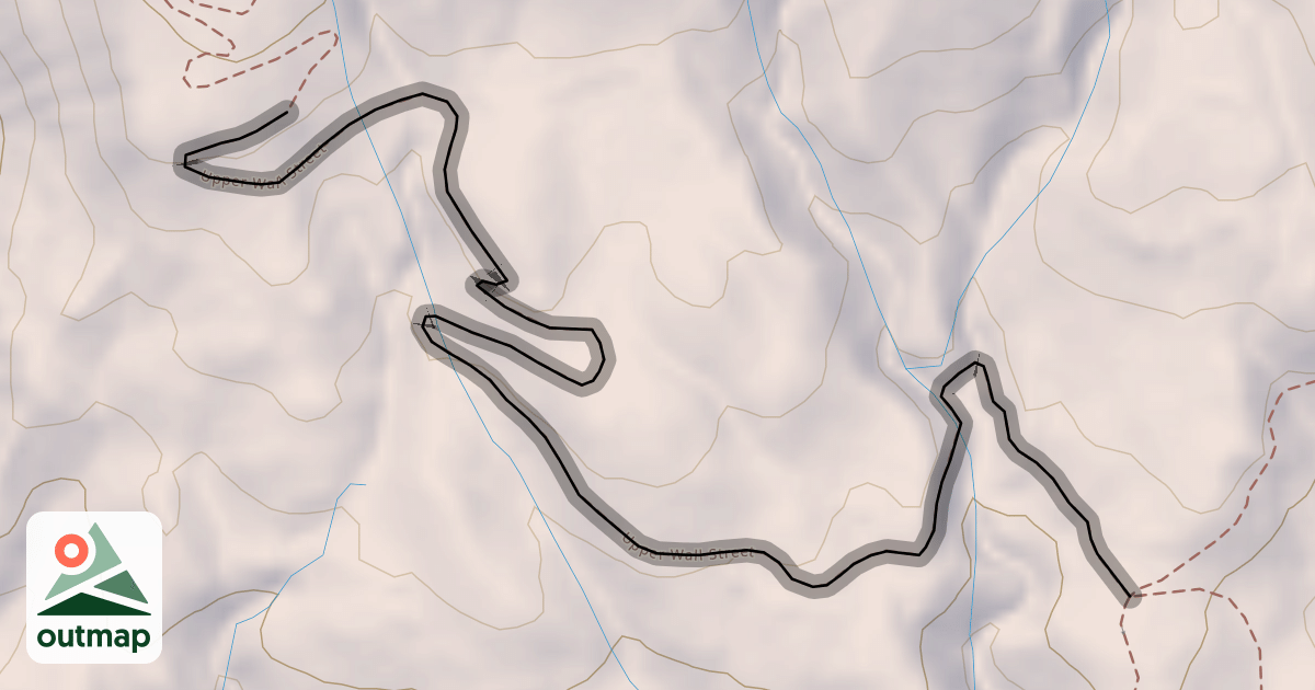 Map of Upper Wall Street