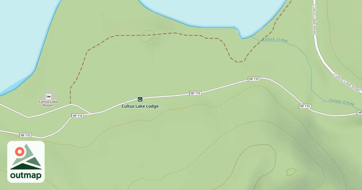 Map of CULTUS LAKE LODGE