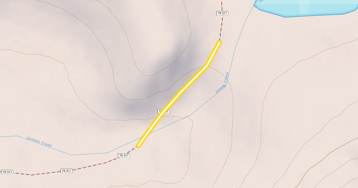 Map preview of Resurrection Pass Trail