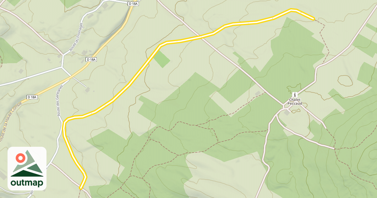 Map of La Combette