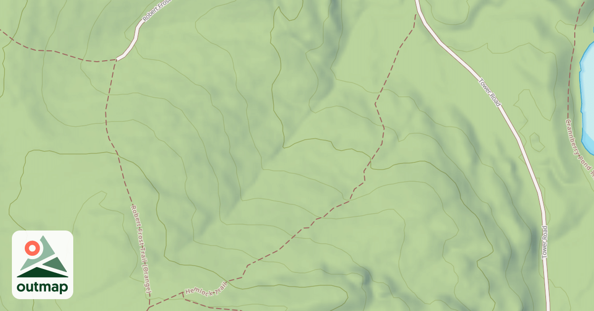 Map of Hemlock Trail