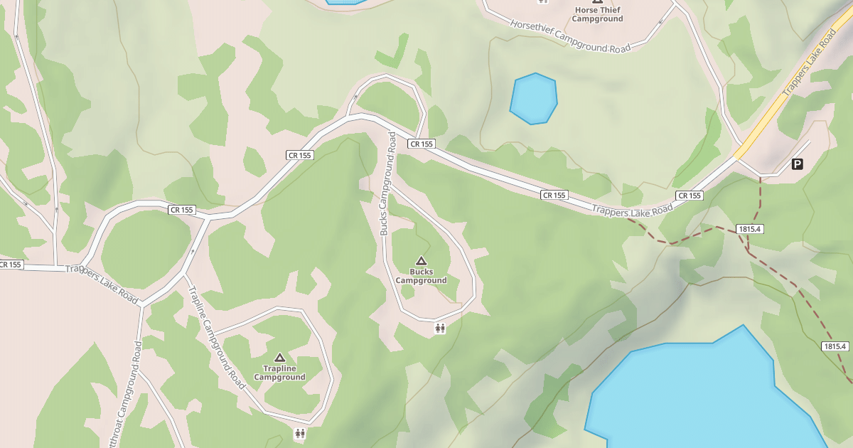 Map preview of BUCKS CAMPGROUND