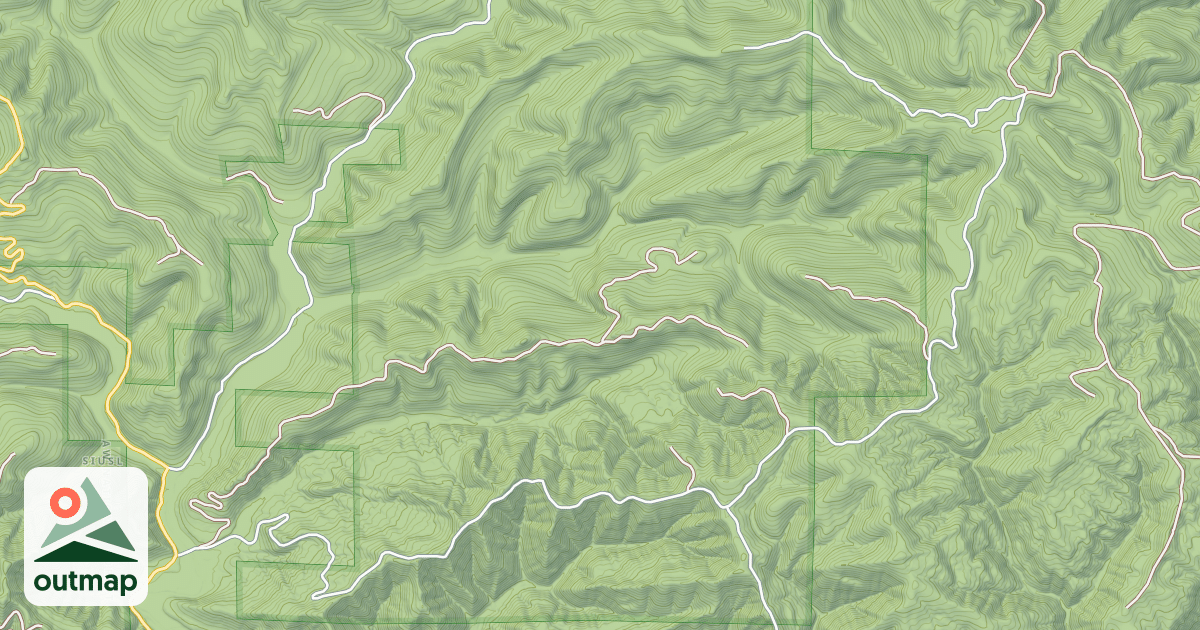 Map of GREENLEAF