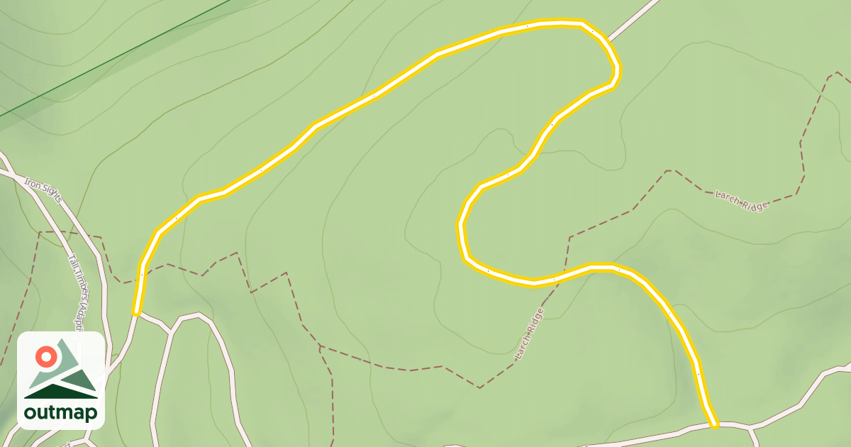 Map of Biathlon Loop East