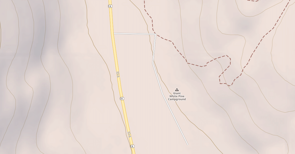 Map preview of GIANT WHITE PINE CMPGRD