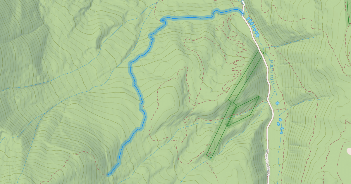 Map preview of South Rainbow Trail
