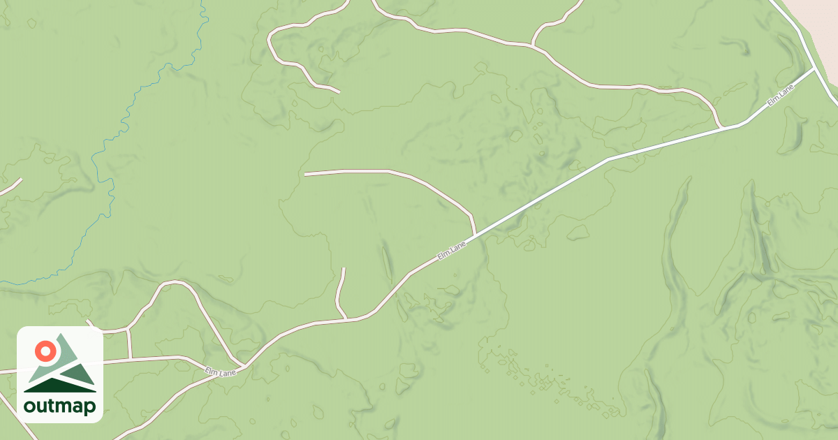 Map of ELM LANE