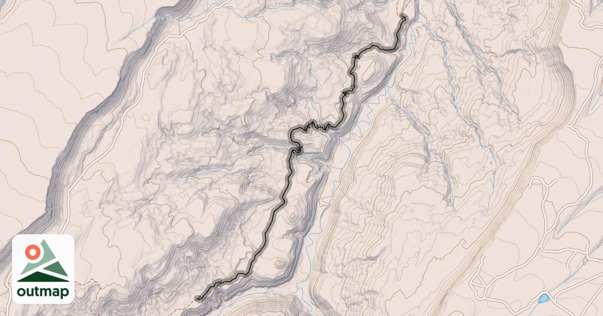 Map of Toldja Trail