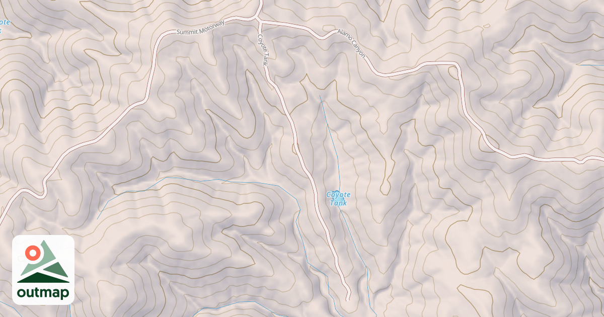 Map of COYOTE TANK