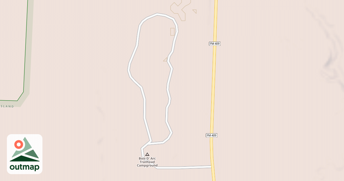 Map of BOIS D'ARC HORSE CAMPGROUND