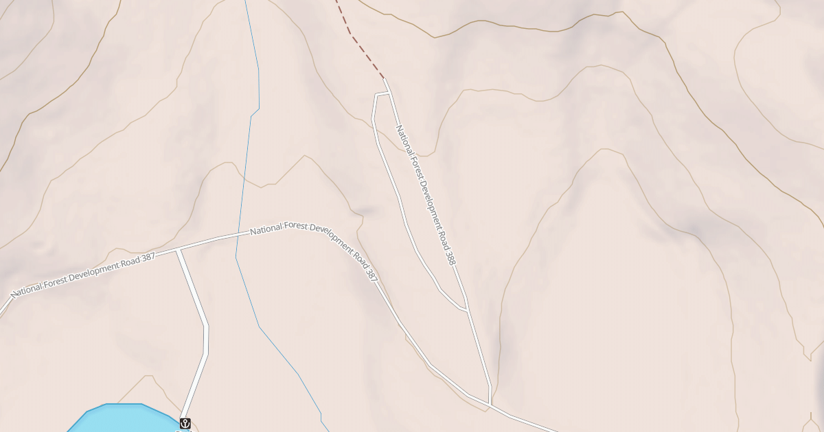 Map preview of COTTONWOOD CAMPSITES