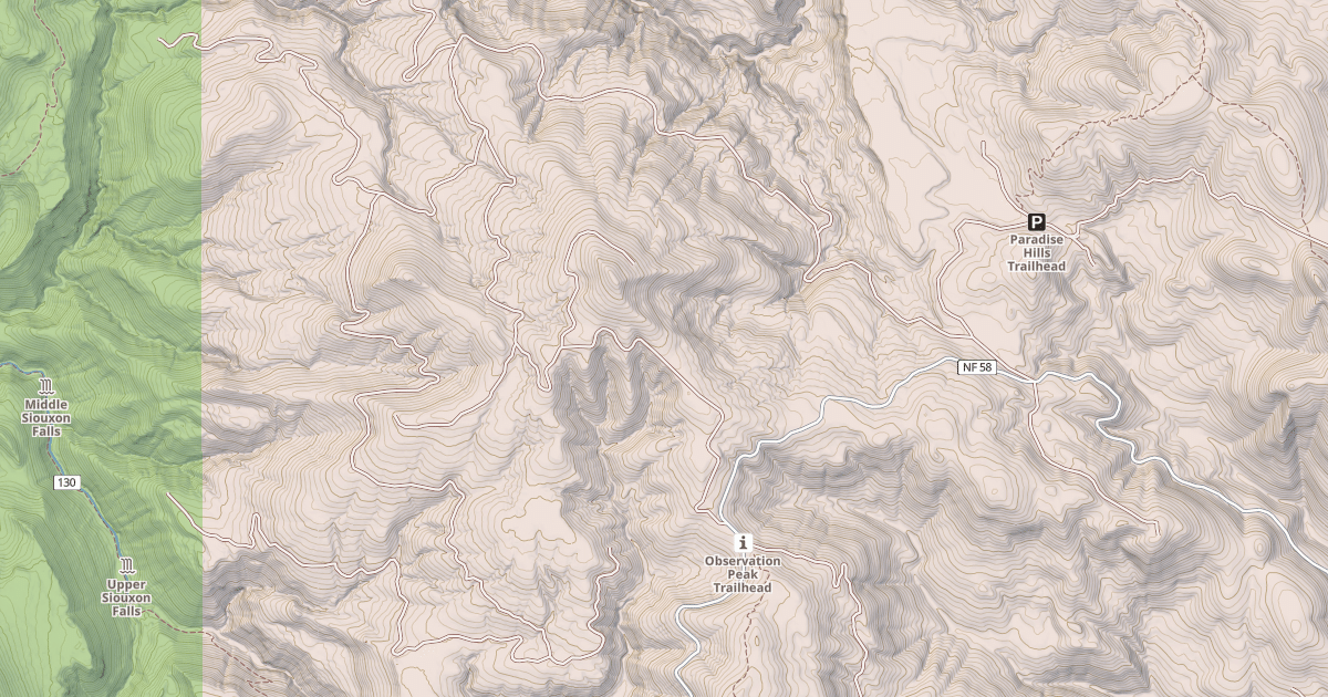 Map preview of DRY CREEK