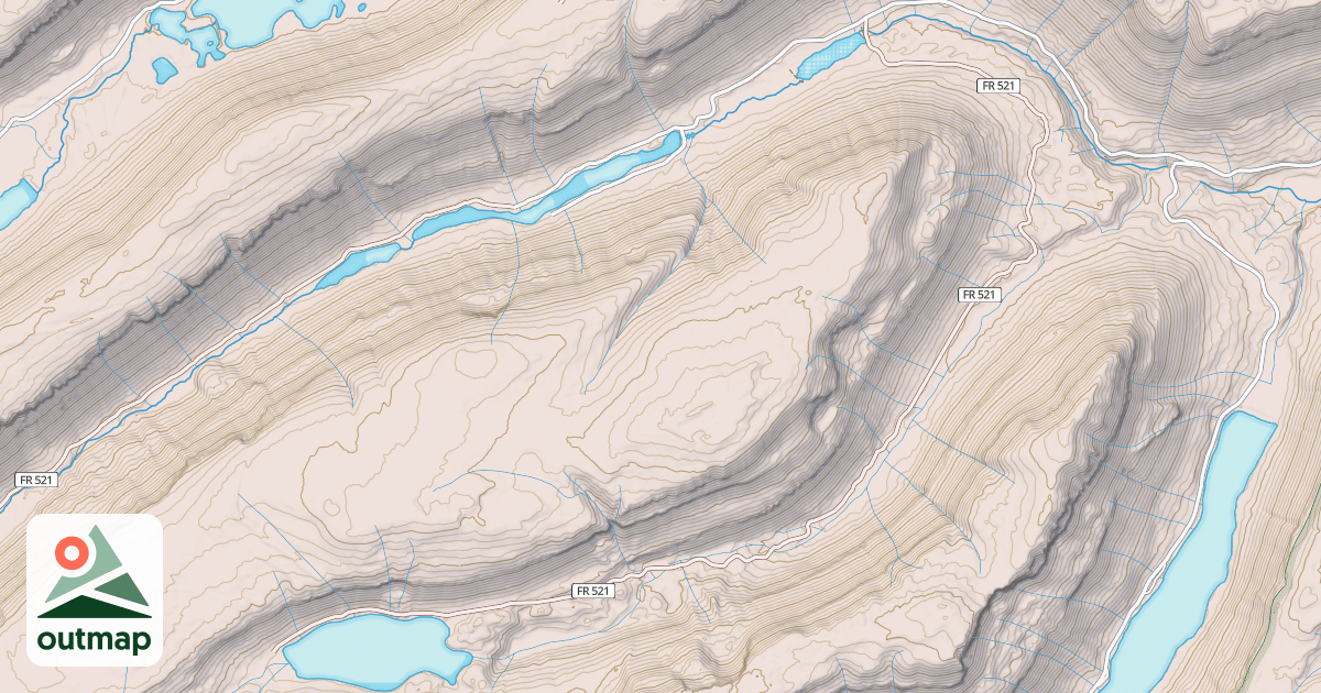 Map of HOUSE CANYON