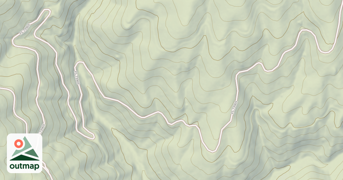Map of (FDR)RYE CREEK
