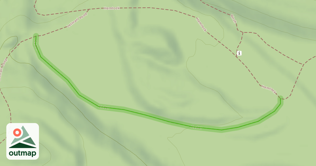 Map of Cedar