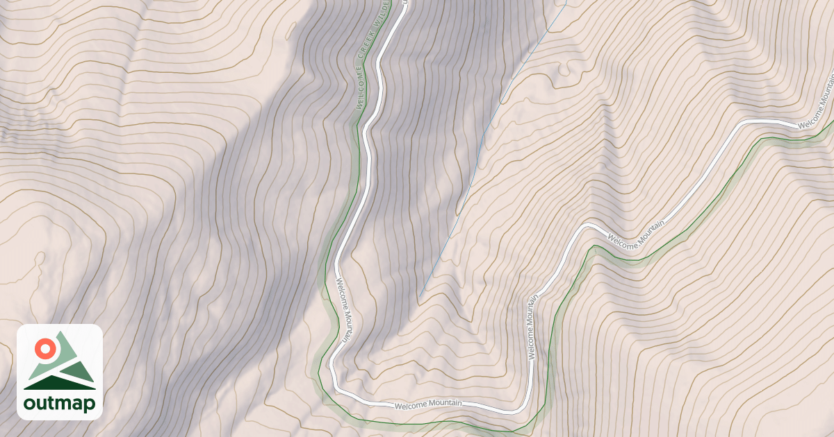 Map of WELCOME MOUNTAIN