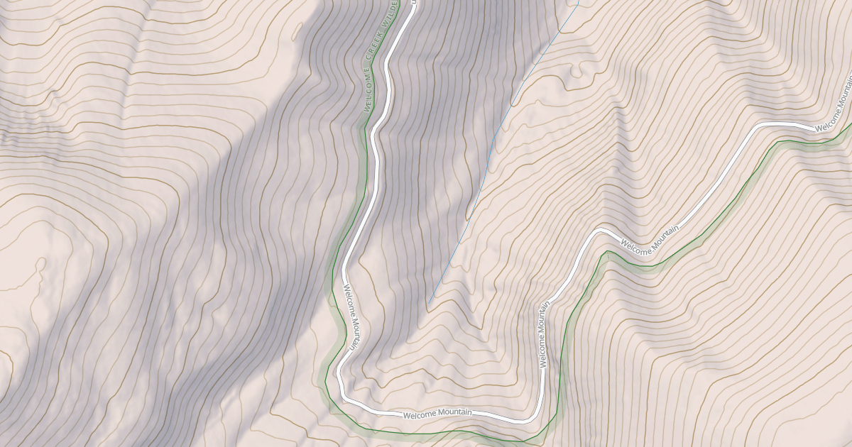 Map preview of WELCOME MOUNTAIN
