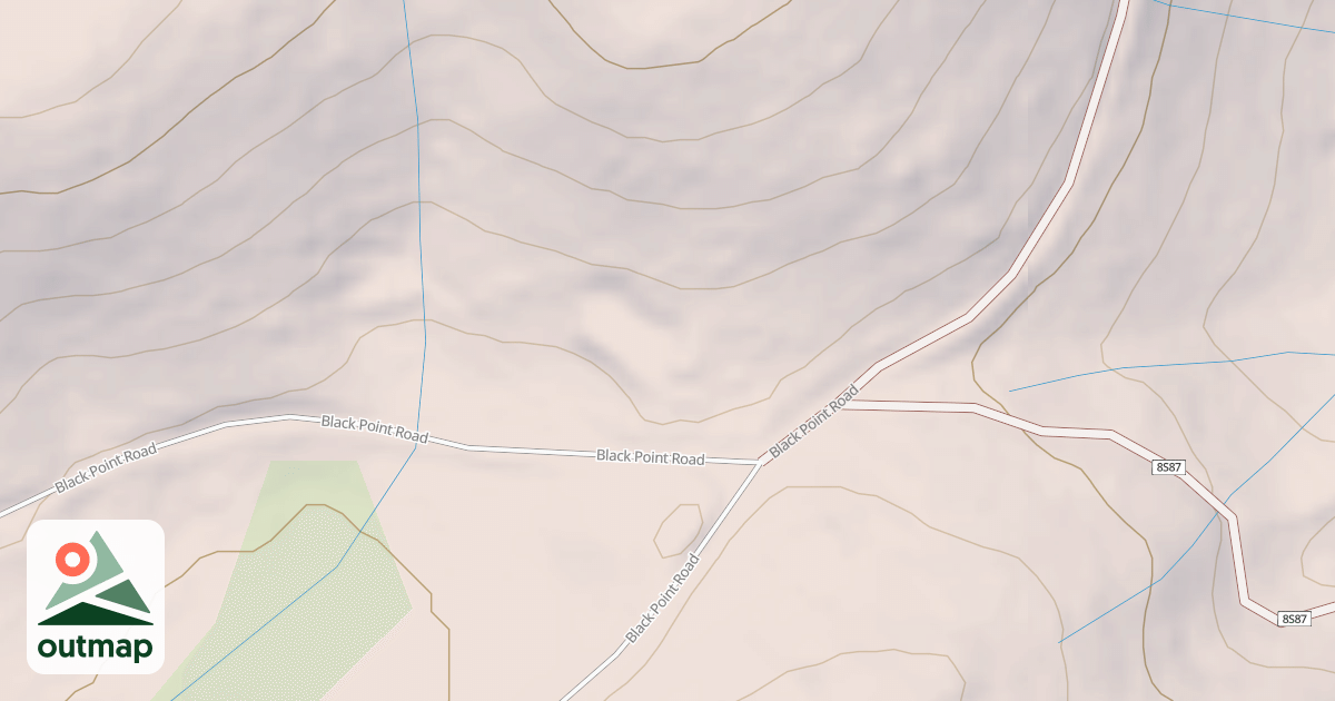 Map of BLACK POINT T1