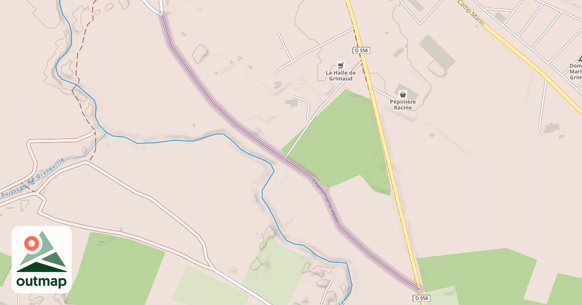 Map of Chemin de la Vaute