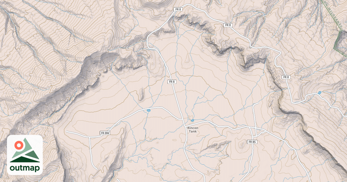 Map of FRENCH MESA