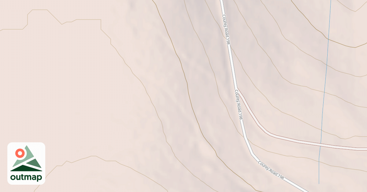 Map of HILLTOP SPUR