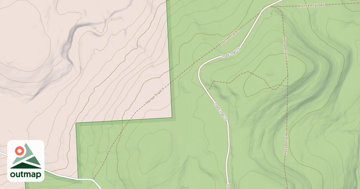 Map of Horse Trail 7