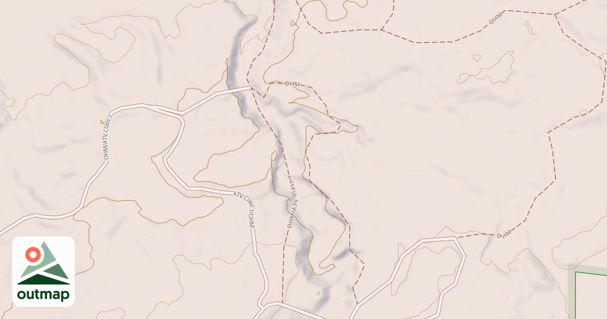 Map of Straight Arrows Trail