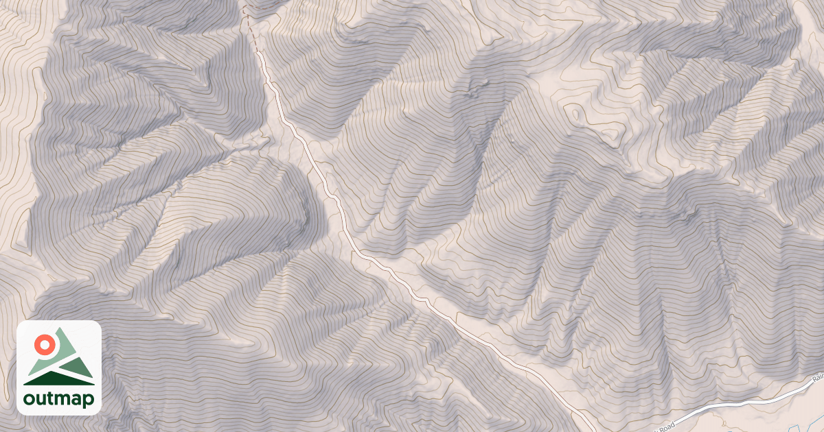 Map of Road Canyon