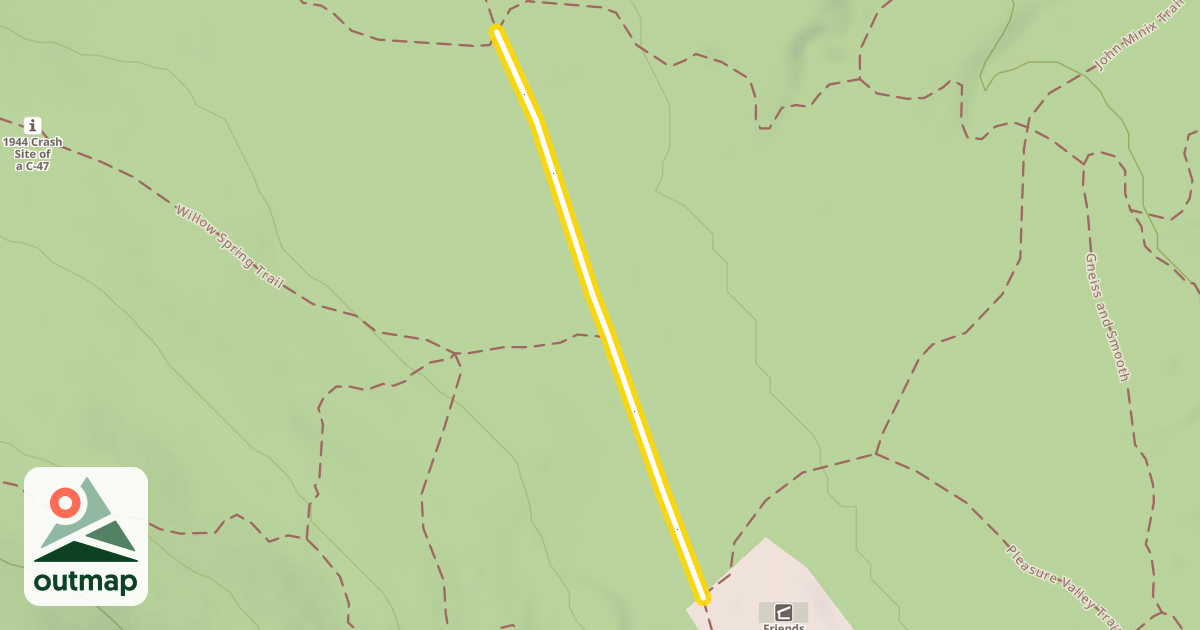 Map of John Minix Trail