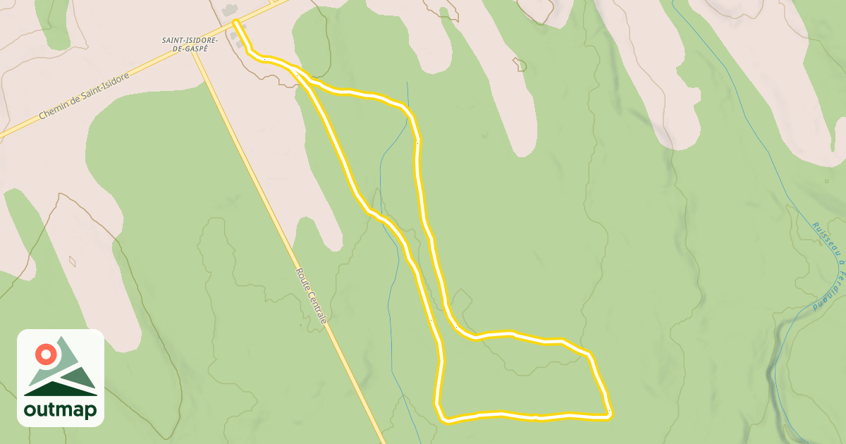 Map of Piste la Nocturne