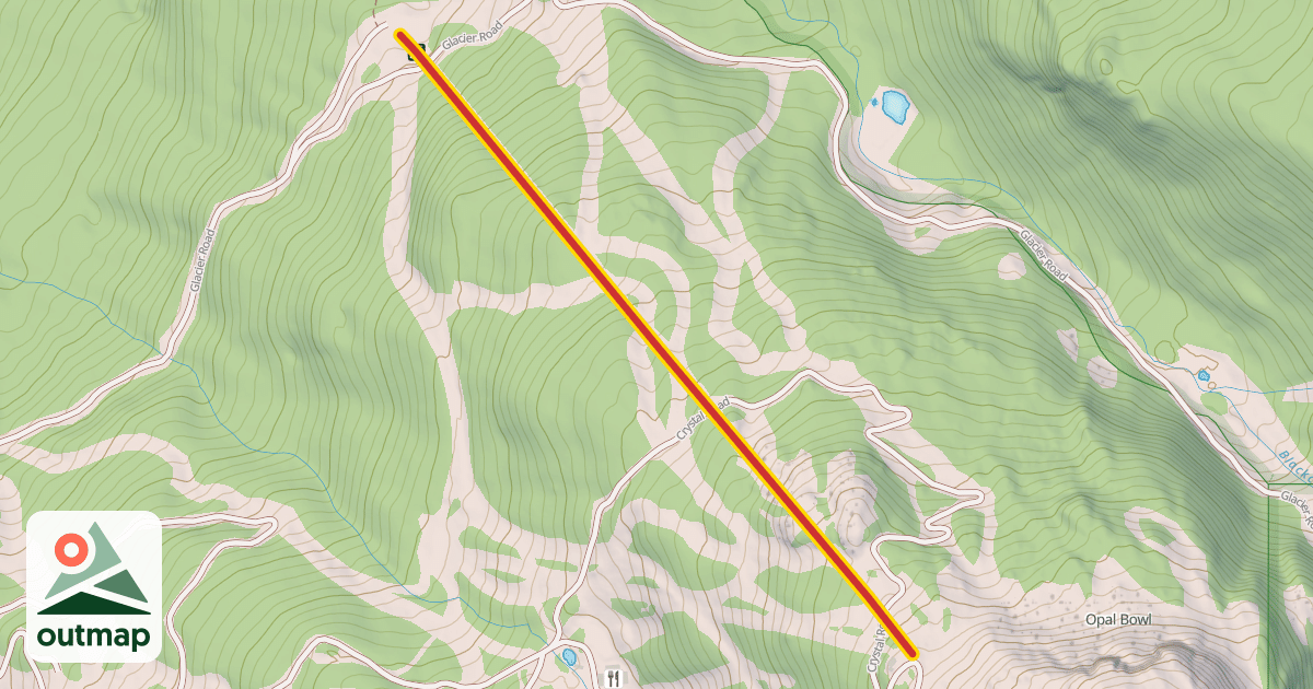 Map of Crystal Ridge Express