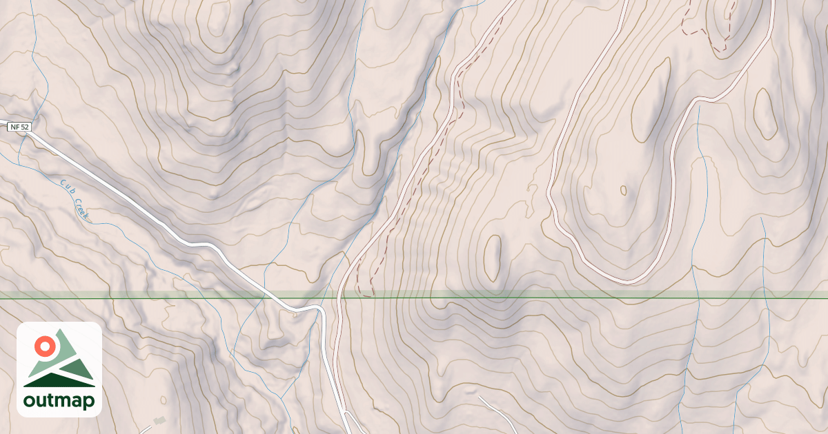 Map of FIRST CREEK