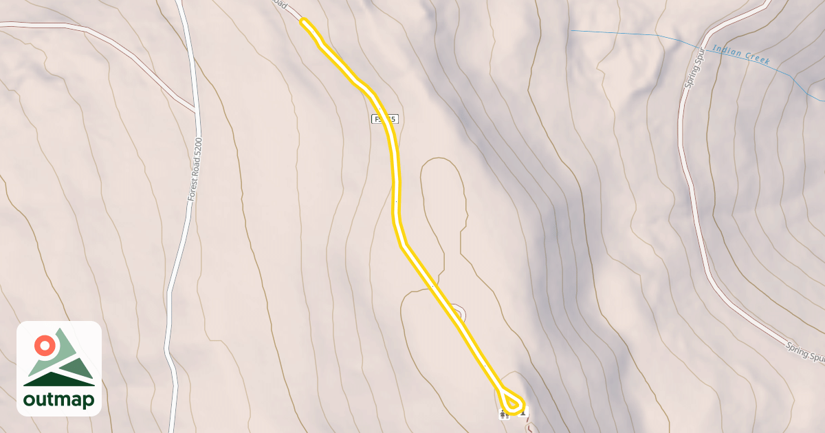 Map of Sugarloaf Lookout Road