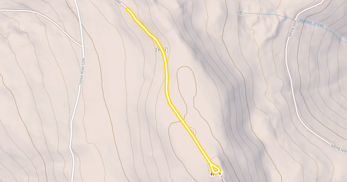 Map preview of Sugarloaf Lookout Road