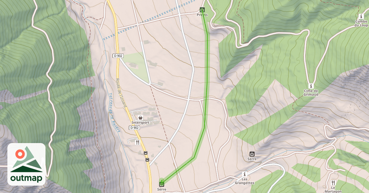 Map of La Berny