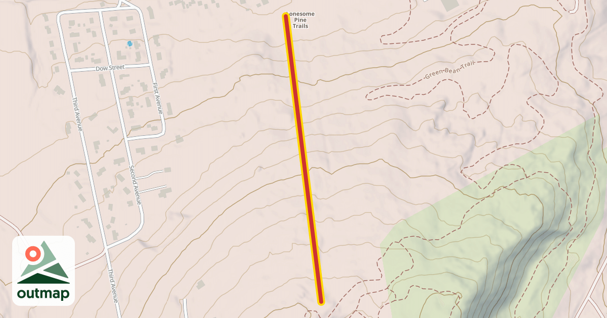 Map of T-Bar