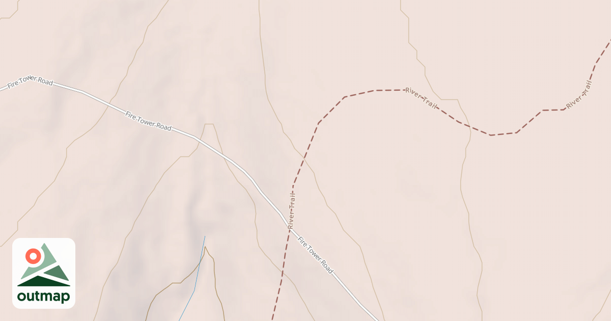 Map of Cook Forest State Park Trails