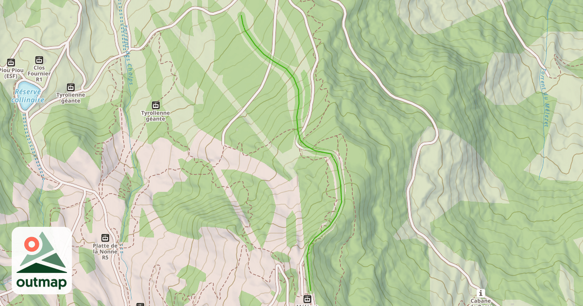 Map of Ecureuil
