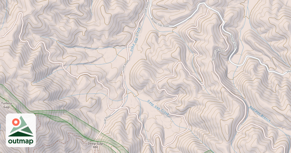 Map of LOCUST THORN RIDGE ROAD