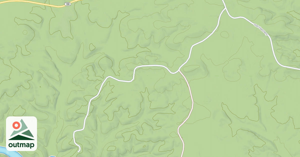 Map of HATCHERY SPUR