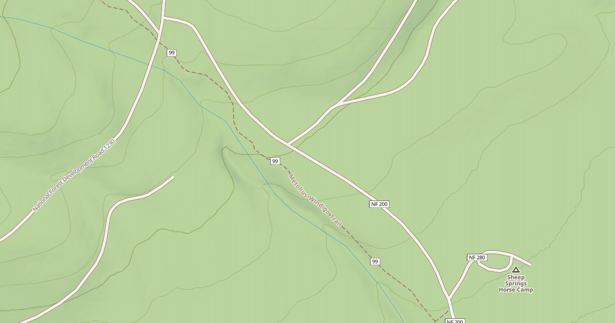 Map preview of SHEEP SPRING