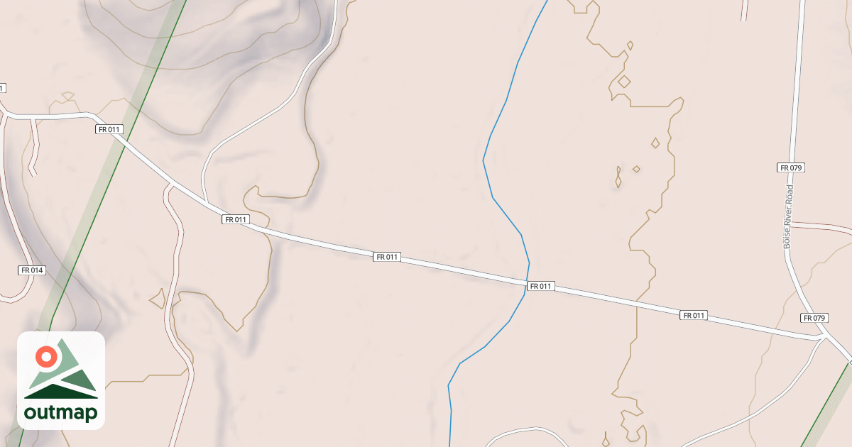 Map of SKUNK CR