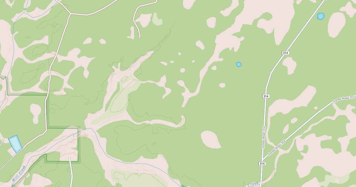 Map preview of USFS National Forest System Roads {589F33D2-1A93-49A3-86D4-40081B0296A3}
